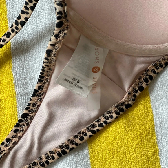 Shade & Shore cheetah animal print Bikini Set - Picture 2 of 7